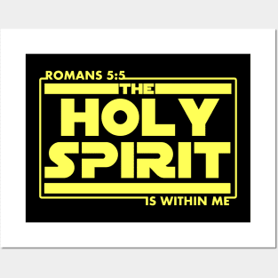 The Holy Spirit Is Within Me Bible Scripture Verse Christian Posters and Art